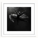 Leap of Grace – Elegant Emotive Ballerina Fine Art Wall Print