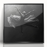 Leap of Grace – Elegant Emotive Ballerina Fine Art Wall Print