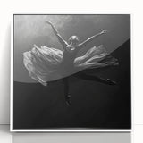 Leap of Grace – Elegant Emotive Ballerina Fine Art Wall Print