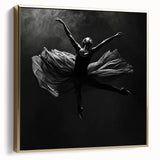 Leap of Grace – Elegant Emotive Ballerina Fine Art Wall Print