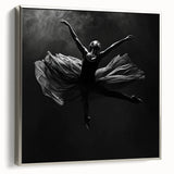 Leap of Grace – Elegant Emotive Ballerina Fine Art Wall Print