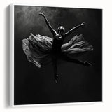Leap of Grace – Elegant Emotive Ballerina Fine Art Wall Print