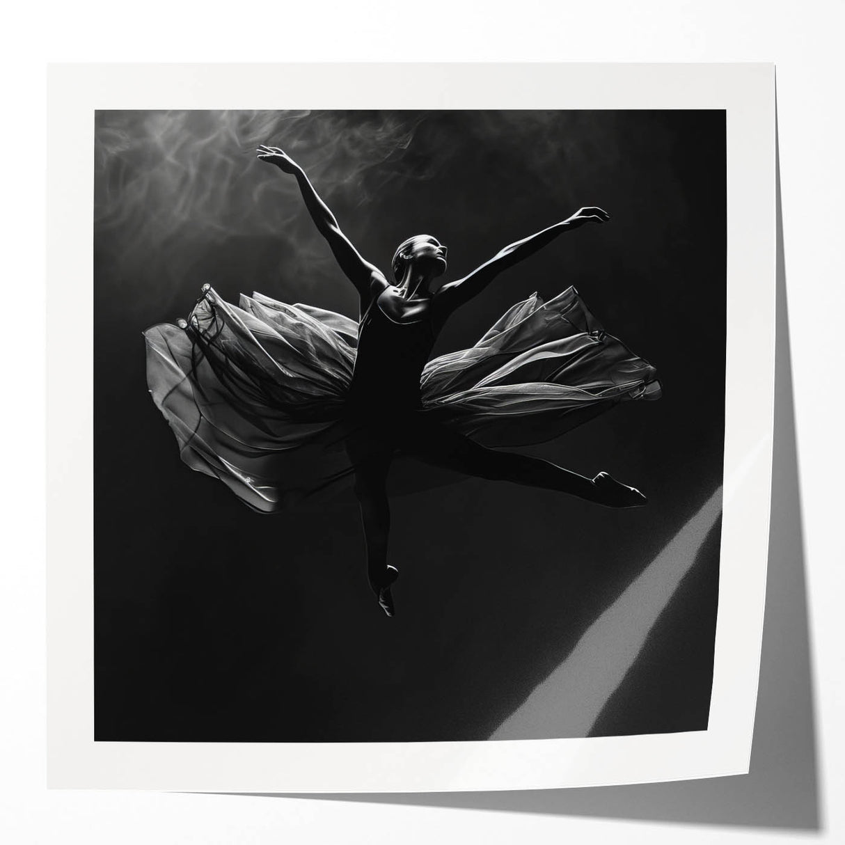 Leap of Grace – Elegant Emotive Ballerina Fine Art Wall Print