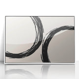 Modern Dining Room Art - Minimalist Black Ink Abstract Print