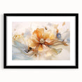 Elegant Floral Abstraction – Modern Living Room Wall Art