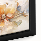 Elegant Floral Abstraction – Modern Living Room Wall Art