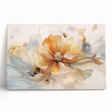 Elegant Floral Abstraction – Modern Living Room Wall Art