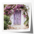Extra large wall art featuring a Greek architecture door design on glossy photo print, suitable for art wall dining room.