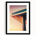 Extra large abstract art print featuring vibrant, colorful textures on a black framed canvas, ideal for living room decor.