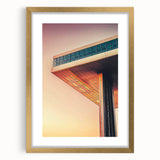 Extra large abstract art print with textured gold and cream tones on a framed canvas, suited for living room decor.