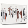 Timeless Art Deco Wall Art – 1920s Fashion Ensemble Illustration