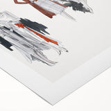 Timeless Art Deco Wall Art – 1920s Fashion Ensemble Illustration