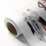 Timeless Art Deco Wall Art – 1920s Fashion Ensemble Illustration