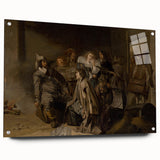 Baroque and Rococo Wall Art – Historical Scene Antique Art Print