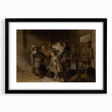 Baroque and Rococo Wall Art – Historical Scene Antique Art Print