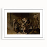 Baroque and Rococo Wall Art – Historical Scene Antique Art Print