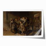 Baroque and Rococo Wall Art – Historical Scene Antique Art Print