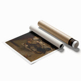 Baroque and Rococo Wall Art – Historical Scene Antique Art Print