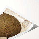 Floral wall art print featuring vibrant flowers and lush green leaves, rolled and ready for framing, enhancing any home decor with a touch of nature.