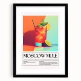 Extra large colorful art print featuring abstract, textured design in vibrant hues on a black framed canvas.