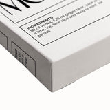 Large art of a black and white landscape painting on stretched canvas, ideal for bedroom wall decor.