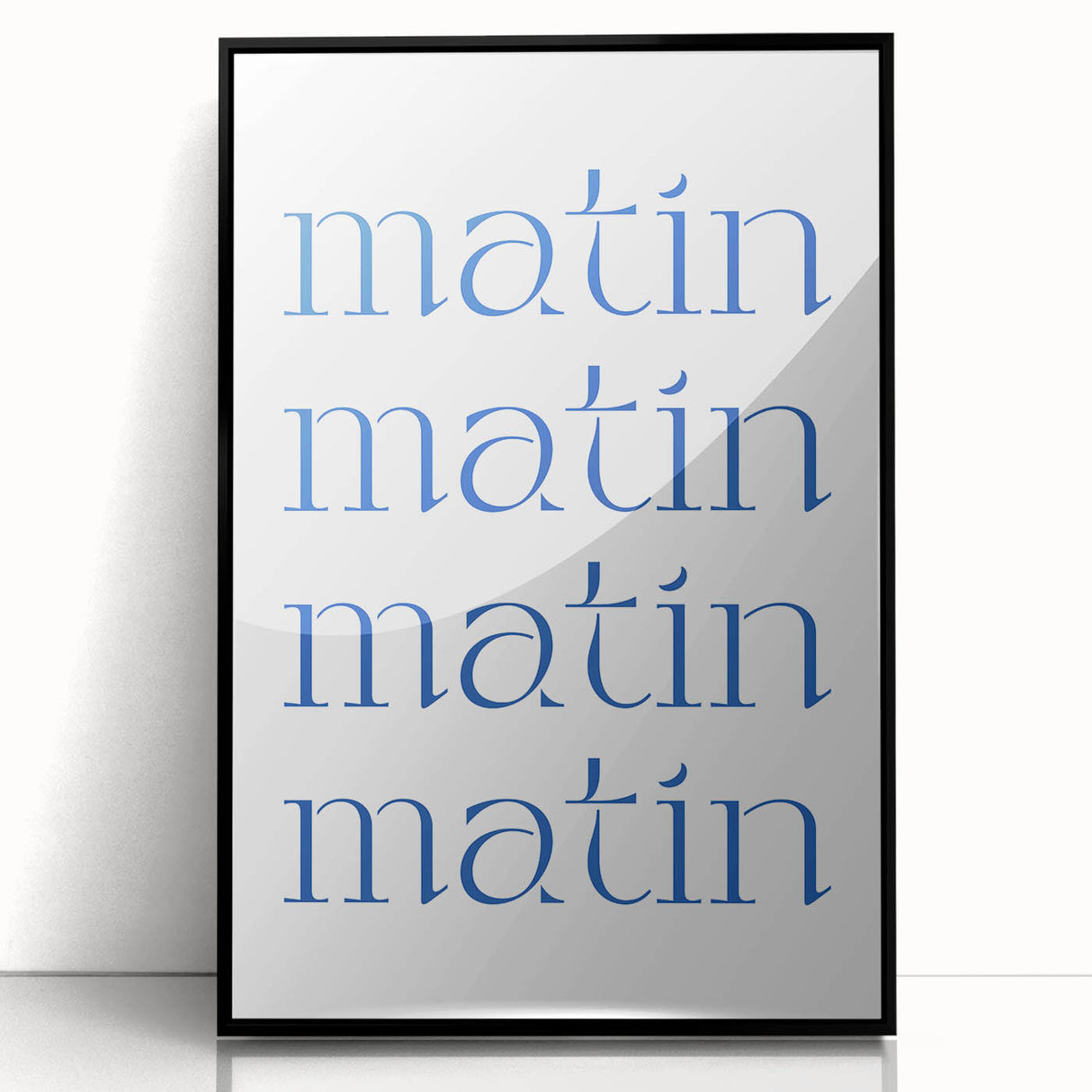 Large abstract wall art in mid-century modernist style.