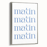 Landscape art painting of colorful hills in a vintage poster style, framed canvas, ideal for living room decor.