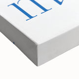 Large art canvas featuring a black and white landscape painting, ideal for bedroom wall decor.