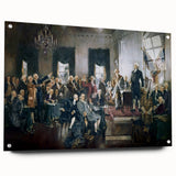 Constitutional Convention - Red, White, and Blue Wall Art