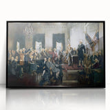 Constitutional Convention - Red, White, and Blue Wall Art