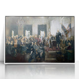 Constitutional Convention - Red, White, and Blue Wall Art