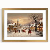 Vintage Christmas Village – Classic Christmas Wall Hangings