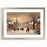 Vintage Christmas Village – Classic Christmas Wall Hangings
