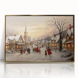 Vintage Christmas Village – Classic Christmas Wall Hangings