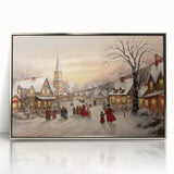 Vintage Christmas Village – Classic Christmas Wall Hangings