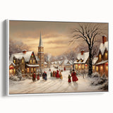 Vintage Christmas Village – Classic Christmas Wall Hangings