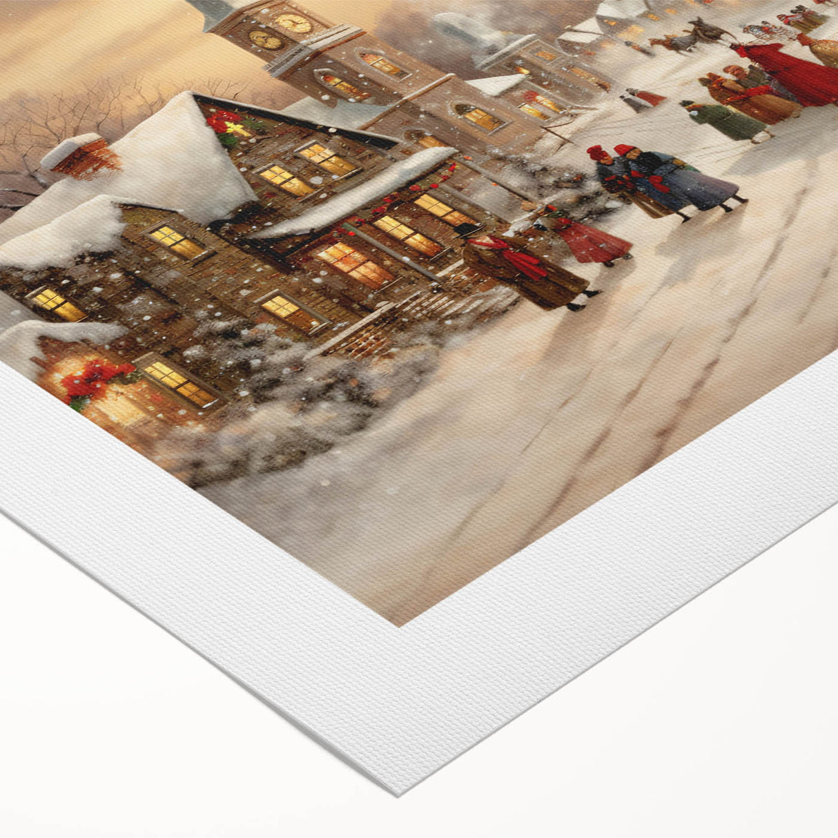 Vintage Christmas Village – Classic Christmas Wall Hangings