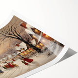 Vintage Christmas Village – Classic Christmas Wall Hangings