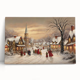 Vintage Christmas Village – Classic Christmas Wall Hangings