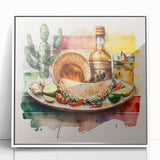 Mexican Food Cinco de Mayo Decor - Mexican Party Wall Art