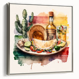 Mexican Food Cinco de Mayo Decor - Mexican Party Wall Art