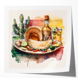Mexican Food Cinco de Mayo Decor - Mexican Party Wall Art