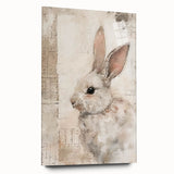 Charming Bunny - Easter Wall Art, Easter Canvas Prints, Home Decor