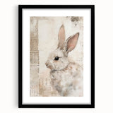 Charming Bunny - Easter Wall Art, Easter Canvas Prints, Home Decor