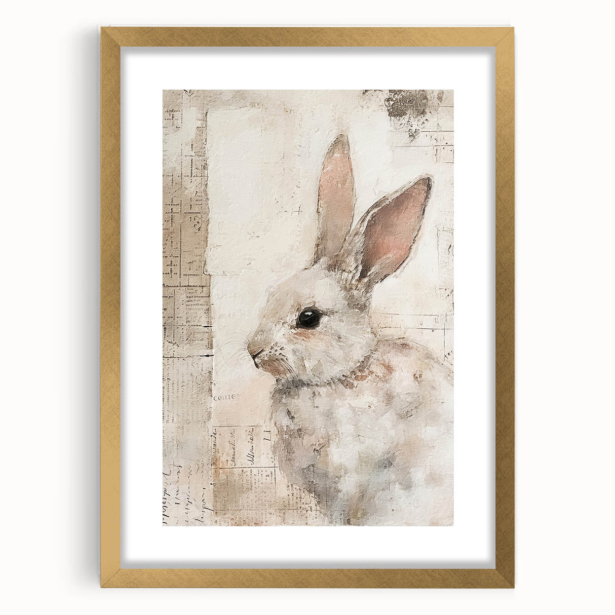 Charming Bunny - Easter Wall Art, Easter Canvas Prints, Home Decor