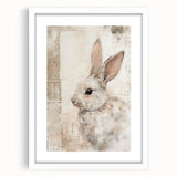 Charming Bunny - Easter Wall Art, Easter Canvas Prints, Home Decor