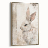 Charming Bunny - Easter Wall Art, Easter Canvas Prints, Home Decor
