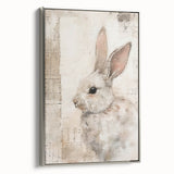 Charming Bunny - Easter Wall Art, Easter Canvas Prints, Home Decor