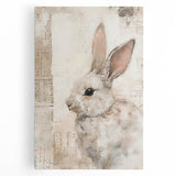 Charming Bunny - Easter Wall Art, Easter Canvas Prints, Home Decor
