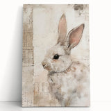 Charming Bunny - Easter Wall Art, Easter Canvas Prints, Home Decor